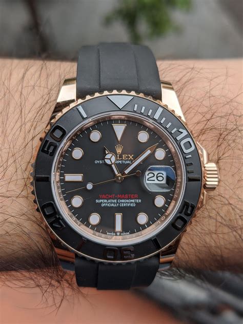 rolex yachtmaster rose gold 44mm|Rolex yacht master 40mm price.